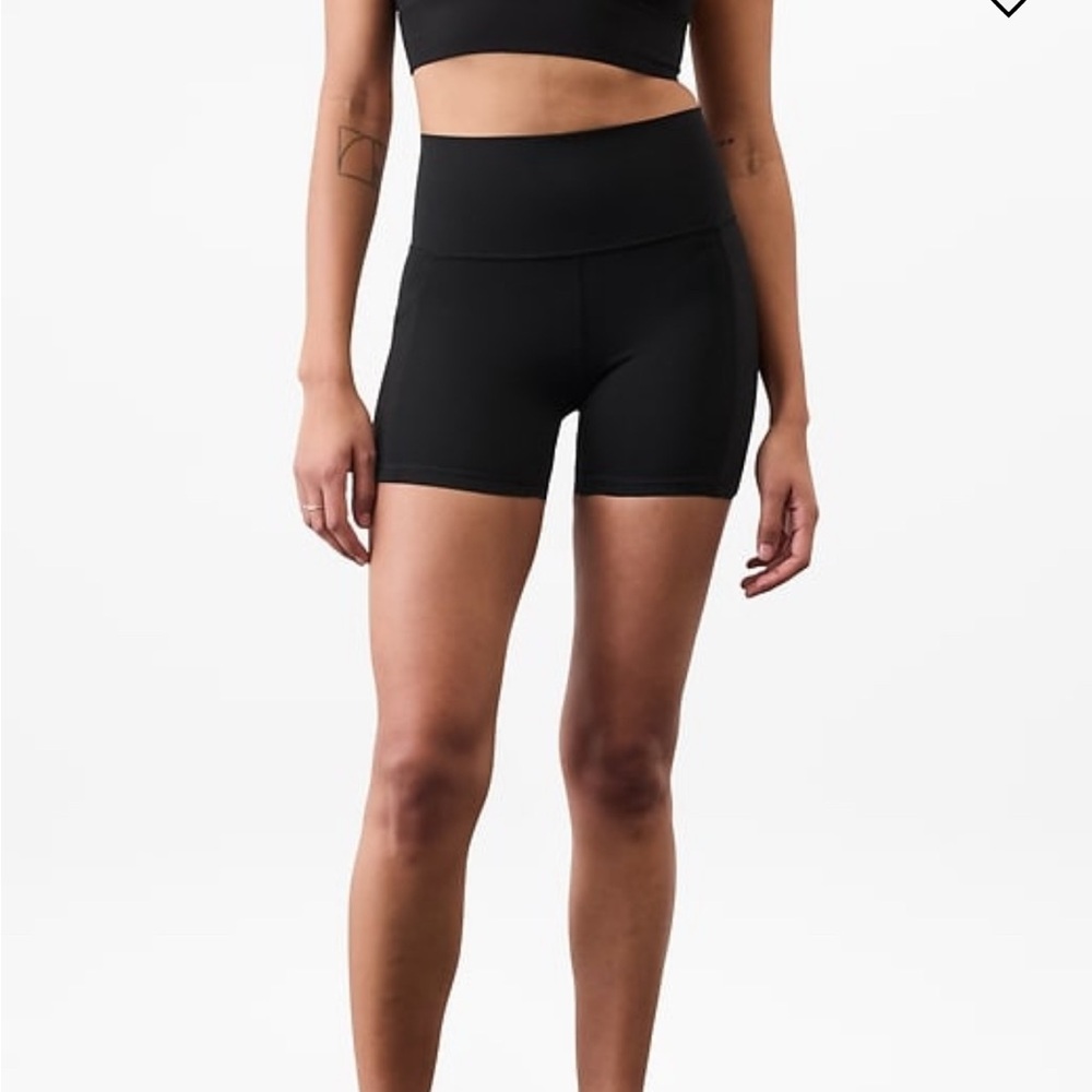 Athleta Midnight Black Pocket Shorts